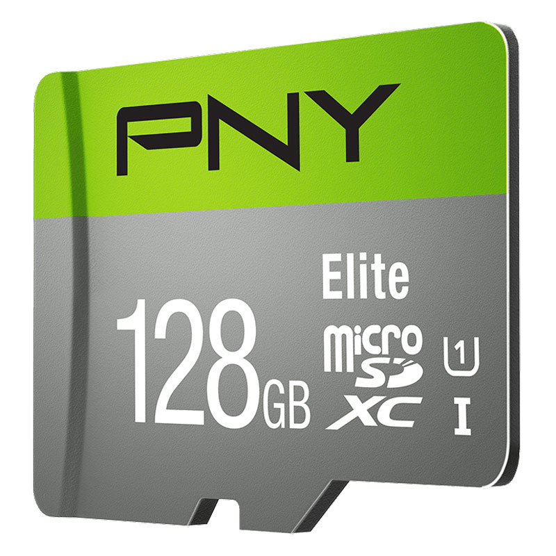 رم میکرو 128 گیگ پی ان وای PNY Elite A1 V10 U1 C10 100MB/s + خشاب