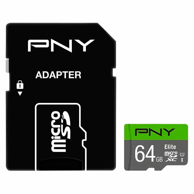 رم میکرو 64 گیگ پی ان وای PNY Elite U1 C10 100MB/s + خشاب