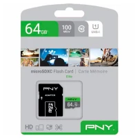 رم میکرو 64 گیگ پی ان وای PNY Elite U1 C10 100MB/s + خشاب