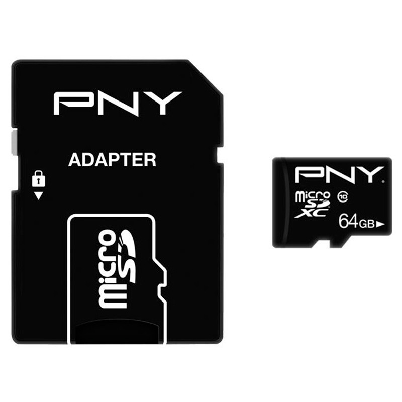 رم میکرو 64 گیگ پی ان وای PNY Performance Plus U1 C10 100MB/s + خشاب