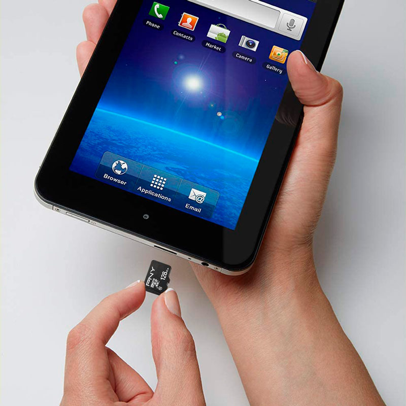 رم میکرو 128 گیگ پی ان وای PNY Performance Plus U1 C10 100MB/s + خشاب