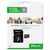 رم میکرو 128 گیگ پی ان وای PNY Performance Plus U1 C10 100MB/s + خشاب