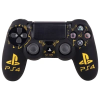 روکش دسته بازی PS4 طرح لگو زمینه زرد مشکی