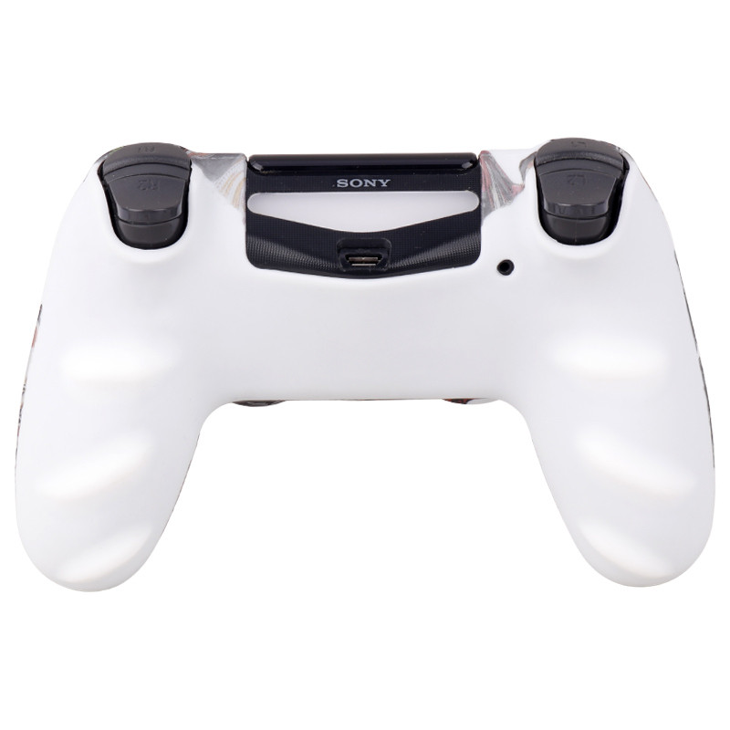 روکش دسته بازی PS4 طرح موتور زمینه سفید