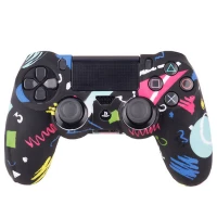 روکش دسته بازی PS4 طرح رنگی زمینه مشکی