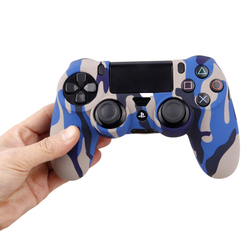 روکش دسته بازی PS4 طرح چریکی خاکی آبی