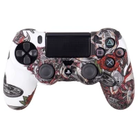 روکش دسته بازی PS4 طرح موتور زمینه سفید