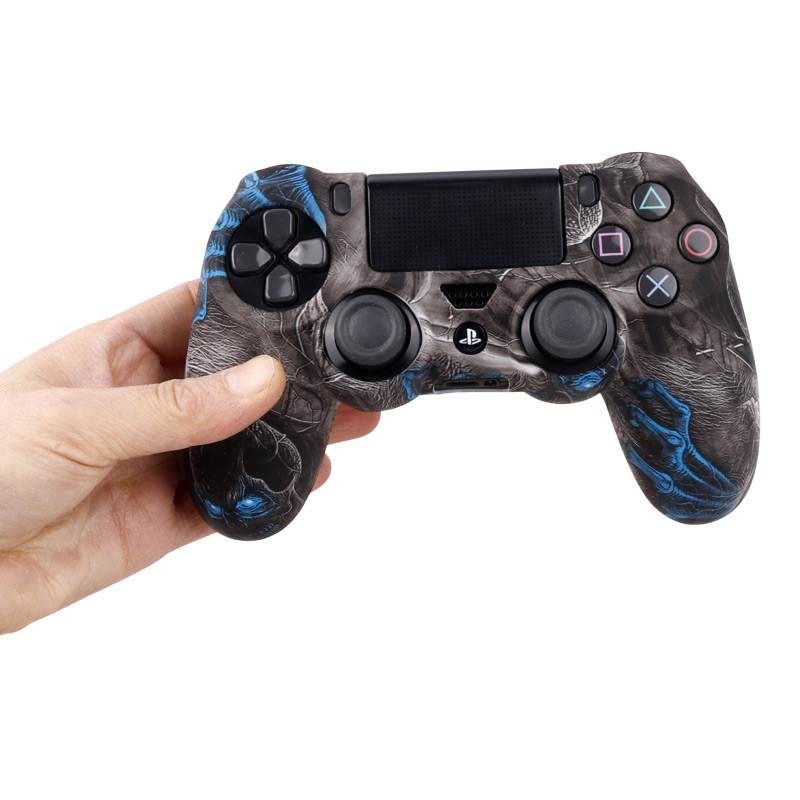روکش دسته بازی PS4 طرح اسکلت چشم آبی