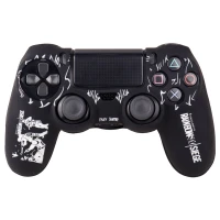 روکش دسته بازی PS4 طرح Rainbow 6 مشکی سفید کد 2