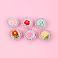 پاپ سوکت دایره ای طرح گل برجسته