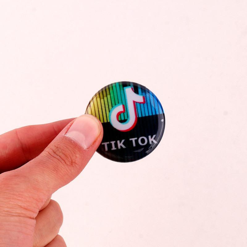 پاپ سوکت دایره ای طرح TikTok