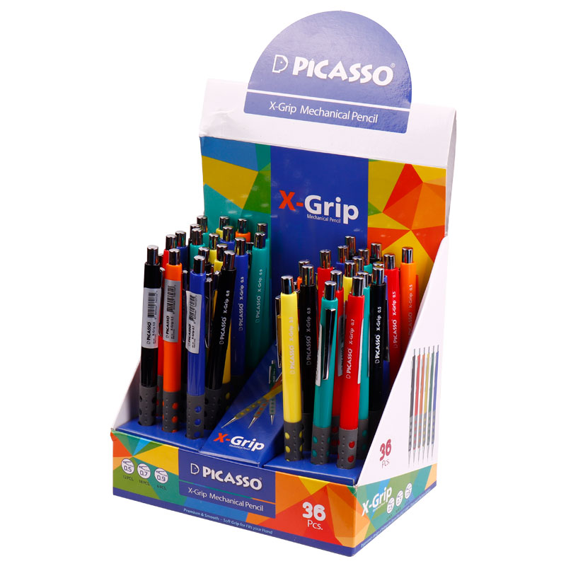 مداد نوکی Picasso X-Grip MP-130 بسته 36 عددی