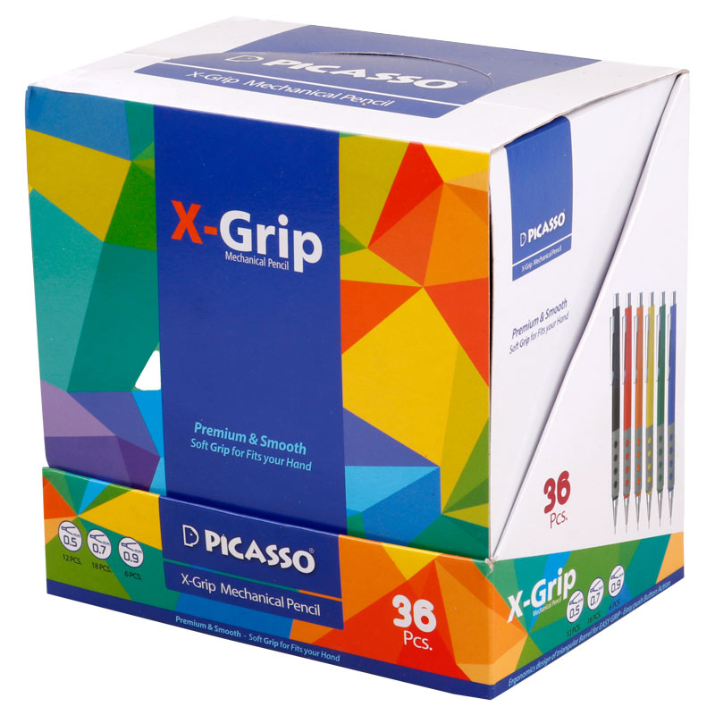 مداد نوکی Picasso X-Grip MP-130 بسته 36 عددی