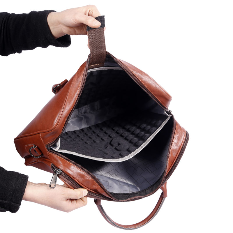 کیف لپ تاپ دوشی چرم B049