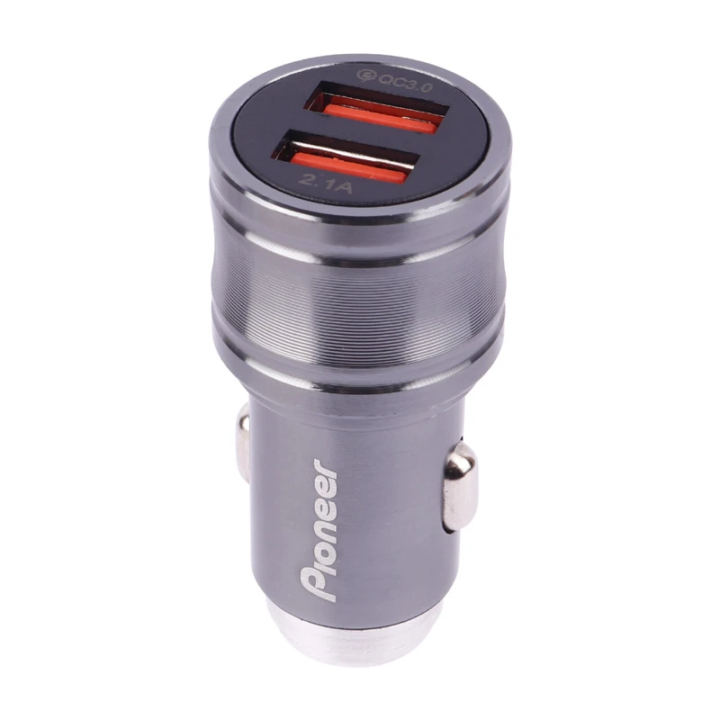شارژر فندکی فست شارژ Pioneer C8636 5.4A QC3.0 30W