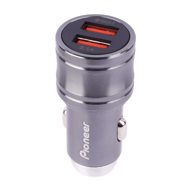 شارژر فندکی فست شارژ Pioneer C8636 5.4A QC3.0 PD 30W