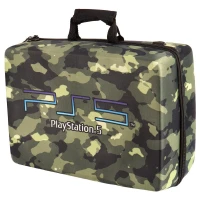 کیف کنسول بازی PS5 طرح Playstation 5 چریکی سبز