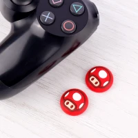 روکش آنالوگ دسته بازی Play Station/XBOX طرح قارچ قرمز