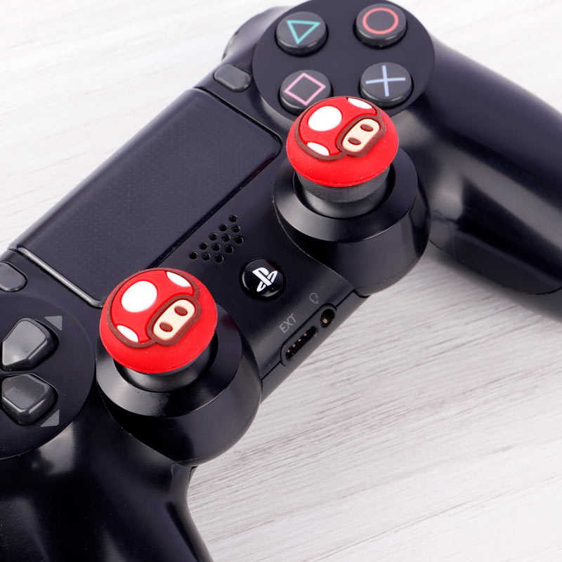 روکش آنالوگ دسته بازی Play Station/XBOX طرح قارچ قرمز