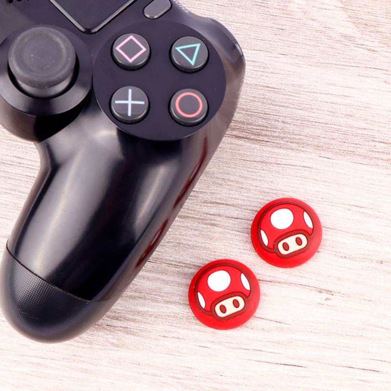 روکش آنالوگ دسته بازی Play Station/XBOX طرح قارچ قرمز