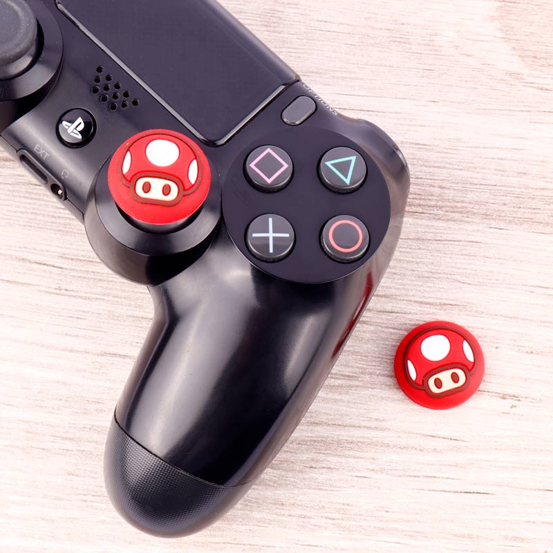 روکش آنالوگ دسته بازی Play Station/XBOX طرح قارچ قرمز