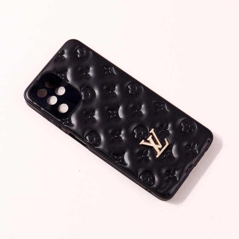 قاب پافر چرمی LV محافظ لنزدار Samsung Galaxy A22 4G