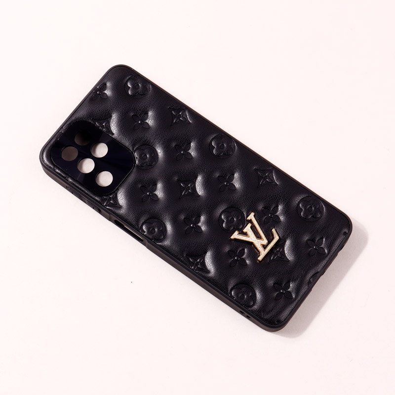 قاب پافر چرمی LV محافظ لنزدار Samsung Galaxy A22 4G