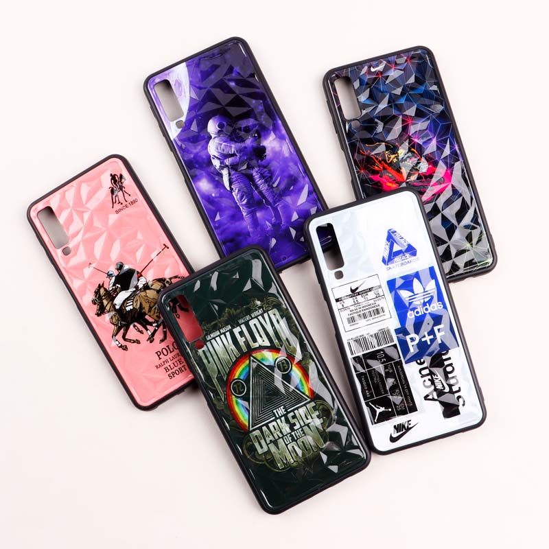 قاب طرحدار پشت برجسته Samsung Galaxy A7 2018