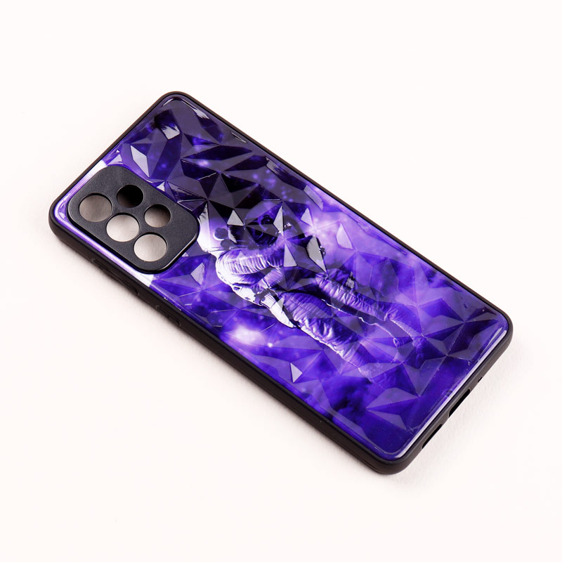 قاب طرحدار پشت برجسته محافظ لنزدار Samsung Galaxy A73