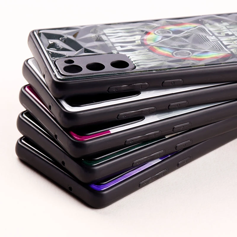 قاب طرحدار پشت برجسته محافظ لنزدار Samsung Galaxy S20 FE