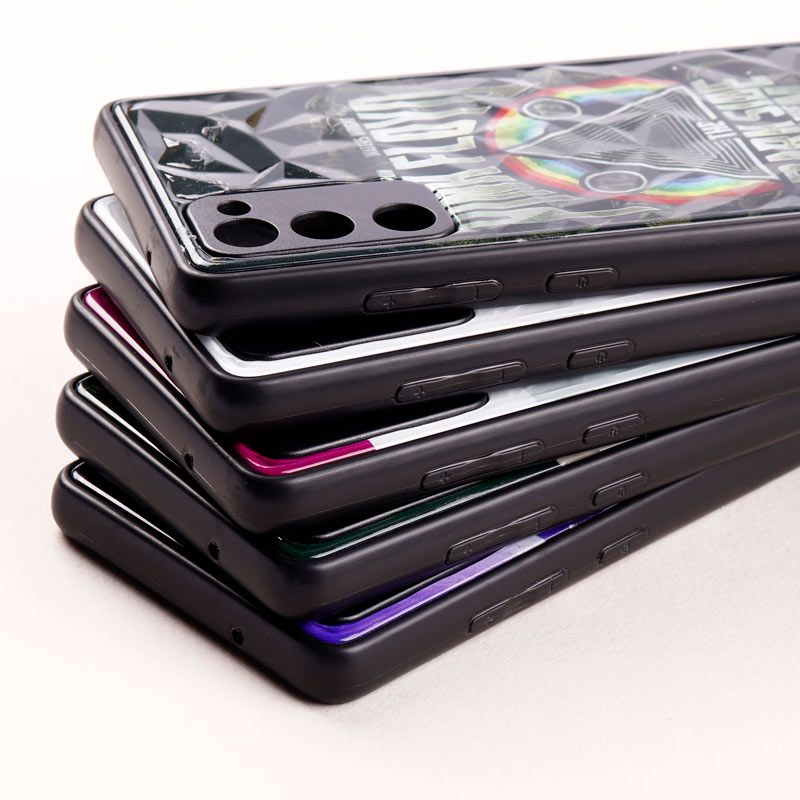 قاب طرحدار پشت برجسته محافظ لنزدار Samsung Galaxy S20 FE