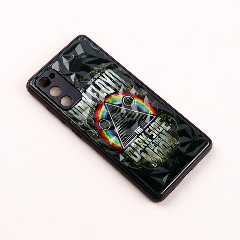 قاب طرحدار پشت برجسته محافظ لنزدار Samsung Galaxy S20 FE