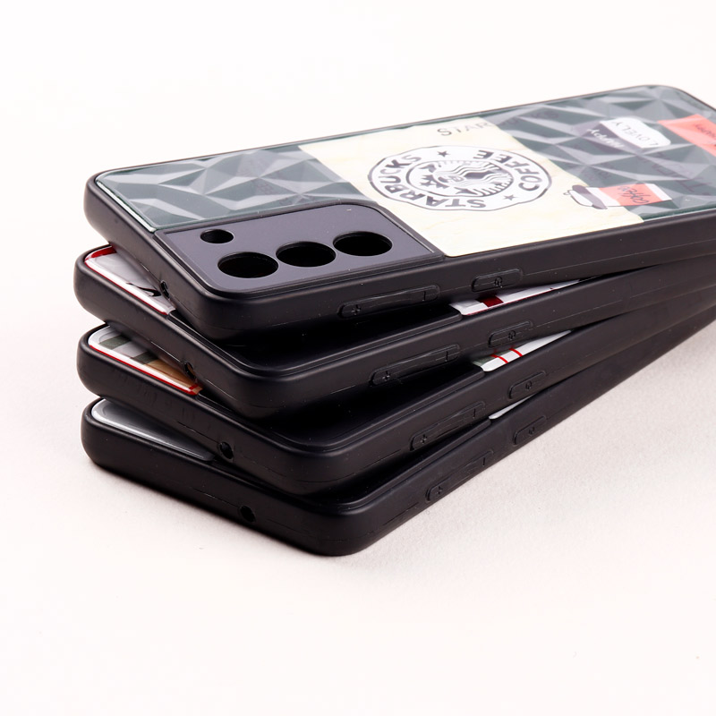 قاب طرحدار پشت برجسته محافظ لنزدار Samsung Galaxy S21 FE 5G