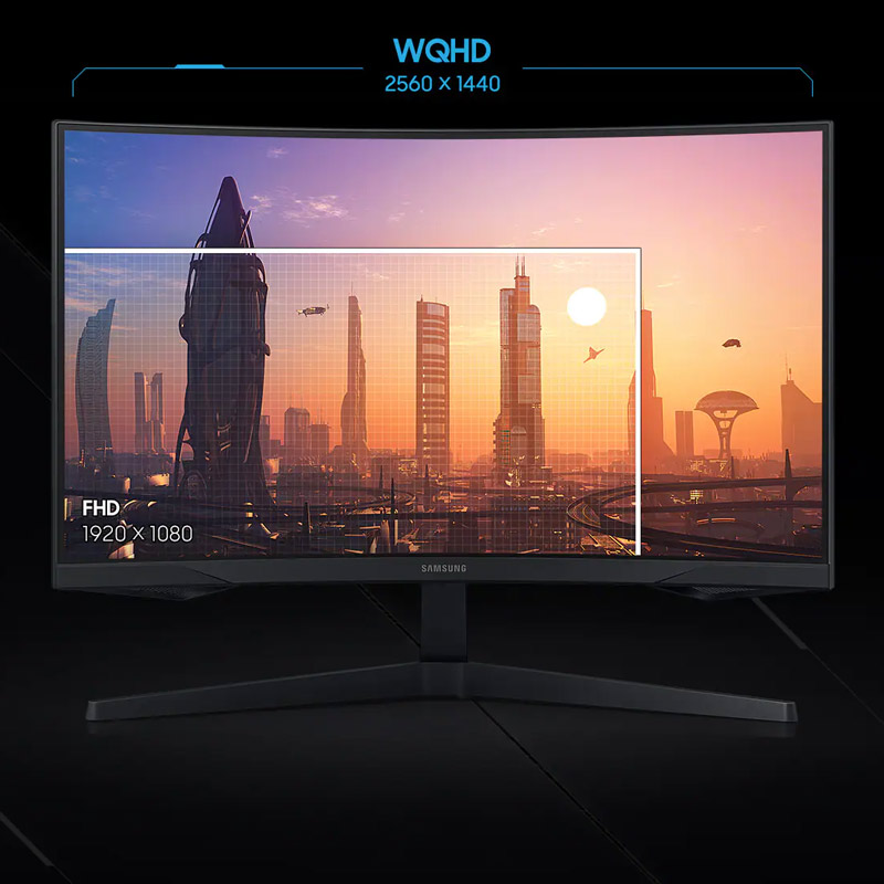 مانیتور گیمینگ خمیده سامسونگ Odyssey G5 سایز 27 اینچ