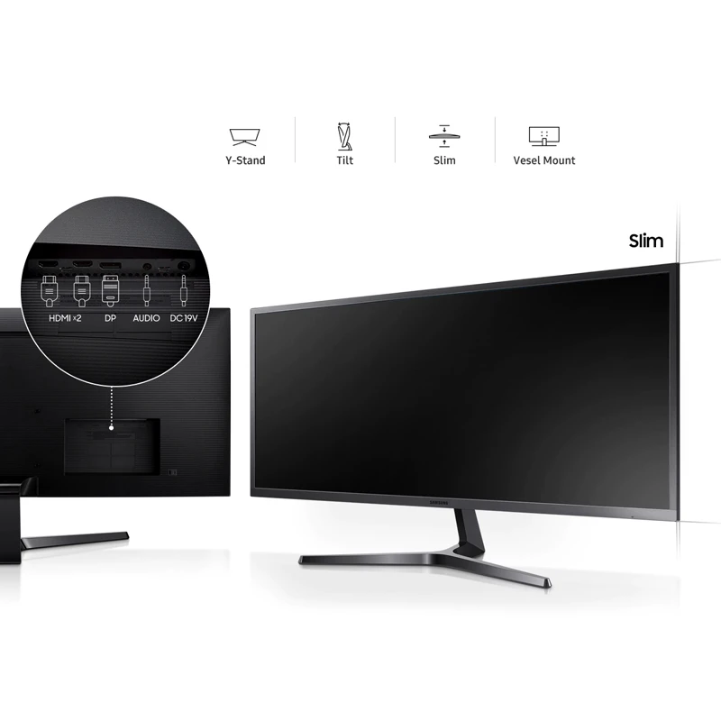مانیتور سامسونگ LS34J550WQ Ultra سایز 34.1 اینچ