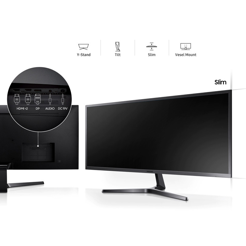 مانیتور سامسونگ LS34J550WQ Ultra سایز 34.1 اینچ