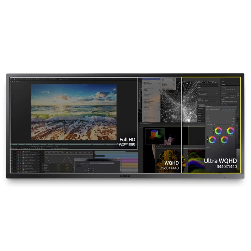 مانیتور سامسونگ LS34J550WQ Ultra سایز 34.1 اینچ