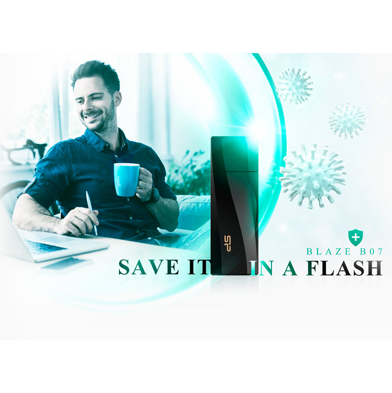 فلش 64 گیگ سیلیکون پاور Silicon Power Blaze B07 USB3.2