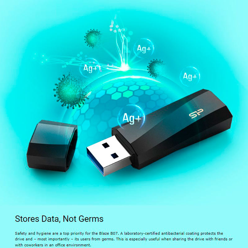 فلش 64 گیگ سیلیکون پاور Silicon Power Blaze B07 USB3.2