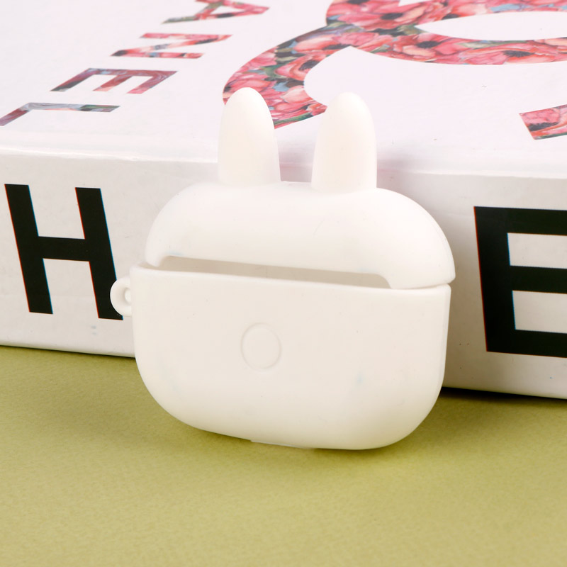 محافظ AirPods Pro سیلیکونی عروسکی خرگوش سفید
