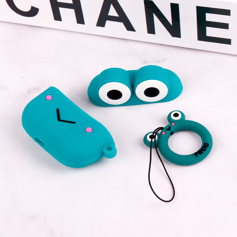 محافظ AirPods Pro سیلیکونی عروسکی قورباغه سبز
