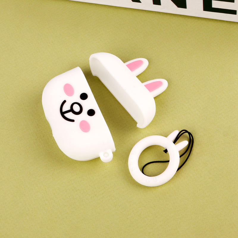 محافظ AirPods Pro سیلیکونی عروسکی خرگوش سفید