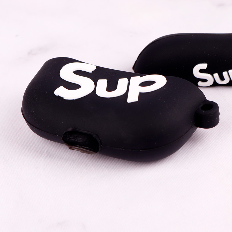 محافظ AirPods Pro سیلیکونی عروسکی Sup مشکی