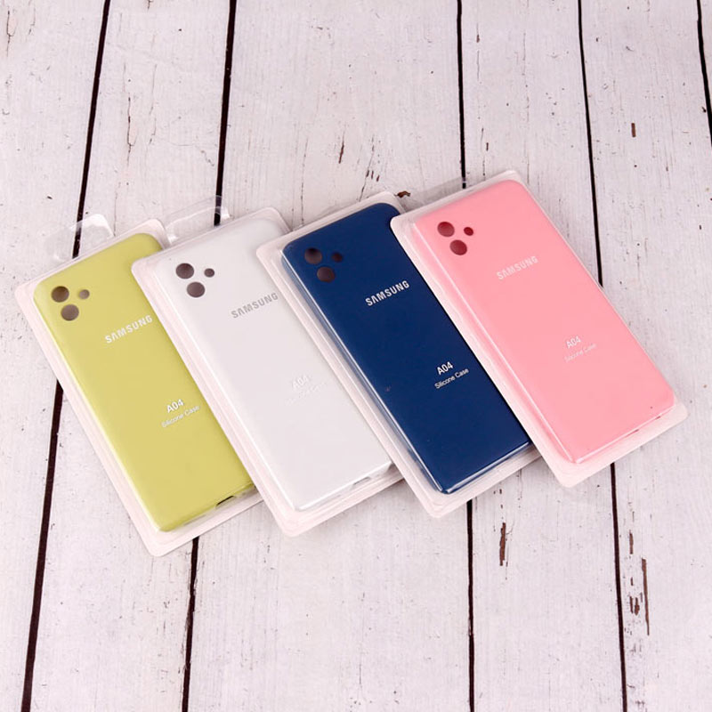 قاب سیلیکونی اصلی زیربسته سامسونگ Galaxy A04 محافظ لنزدار