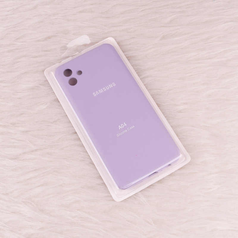 قاب سیلیکونی اصلی زیربسته سامسونگ Galaxy A04 محافظ لنزدار