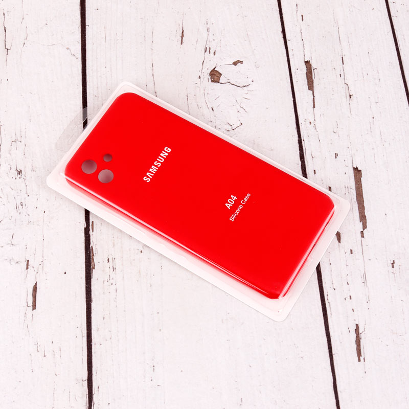 قاب سیلیکونی اصلی زیربسته سامسونگ Galaxy A04 محافظ لنزدار