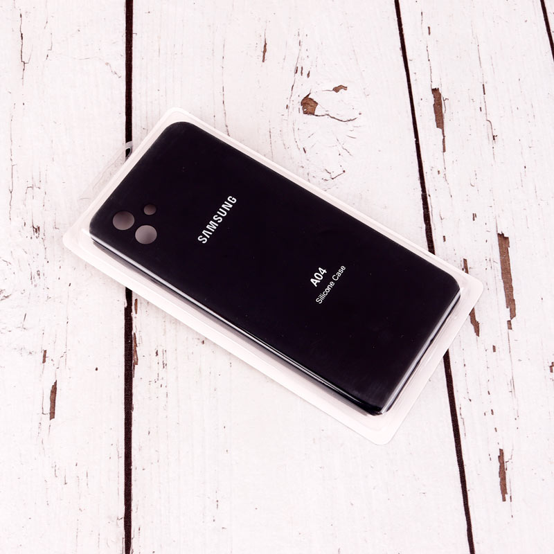 قاب سیلیکونی اصلی زیربسته سامسونگ Galaxy A04 محافظ لنزدار