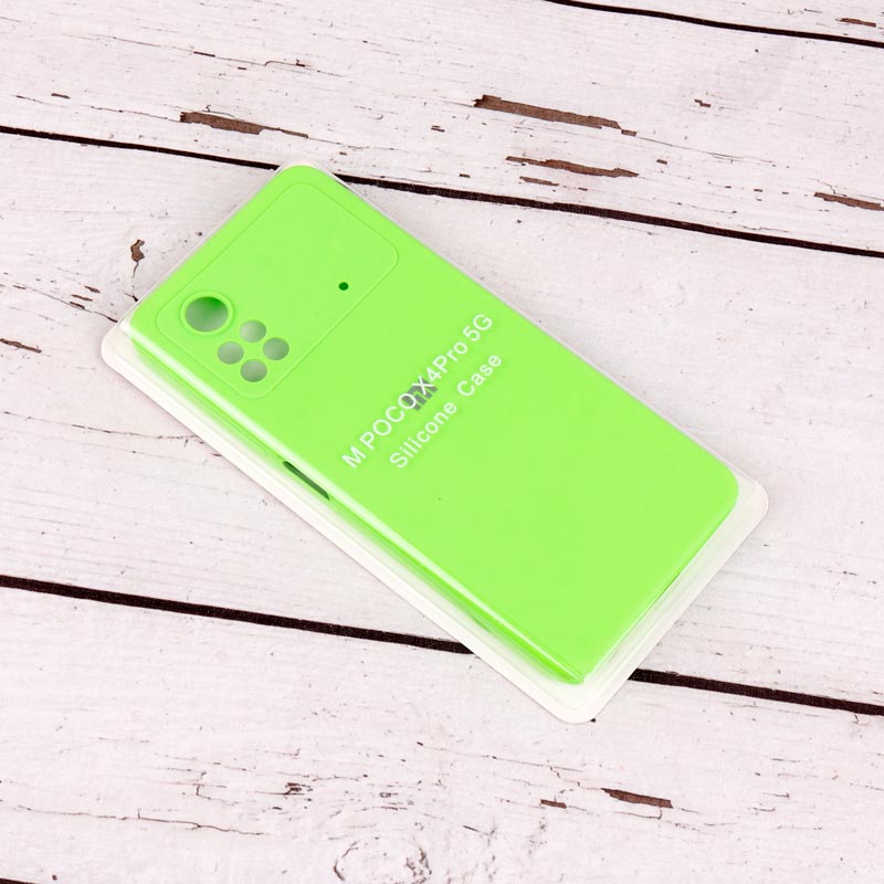 قاب سیلیکونی اصلی زیربسته شیائومی Poco X4 Pro 5G محافظ لنزدار