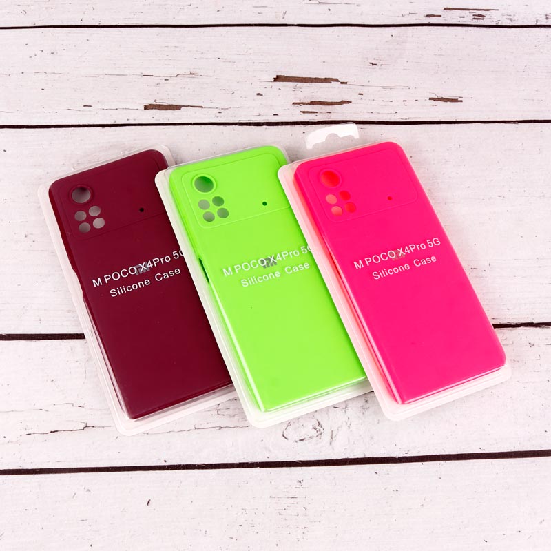 قاب سیلیکونی اصلی زیربسته شیائومی Poco X4 Pro 5G محافظ لنزدار