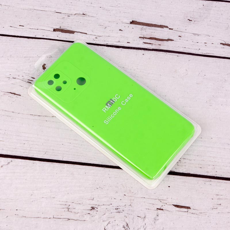 قاب سیلیکونی اصلی زیربسته شیائومی Redmi 10C محافظ لنزدار